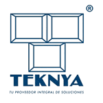 Logotipo de Teknya basado en teclas representando empresa líder en Infraestructura TI y soporte técnico.